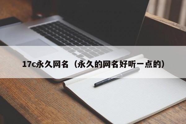 17c永久网名(永久的网名好听一点的)