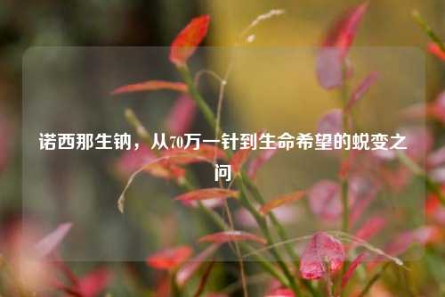 诺西那生钠，从70万一针到生命希望的蜕变之问