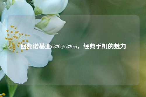回溯诺基亚6320c/6320ci，经典手机的魅力