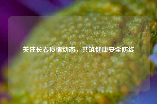 关注长春疫情动态，共筑健康安全防线