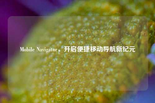 Mobile Navigator,开启便捷移动导航新纪元