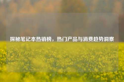 探秘笔记本热销榜,热门产品与消费趋势洞察