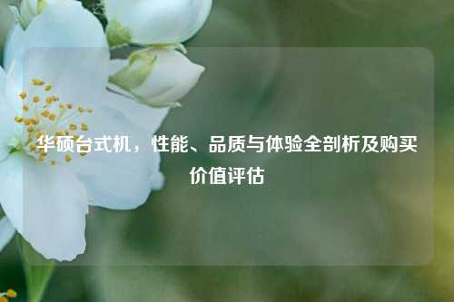 华硕台式机,性能、品质与体验全剖析及购买价值评估